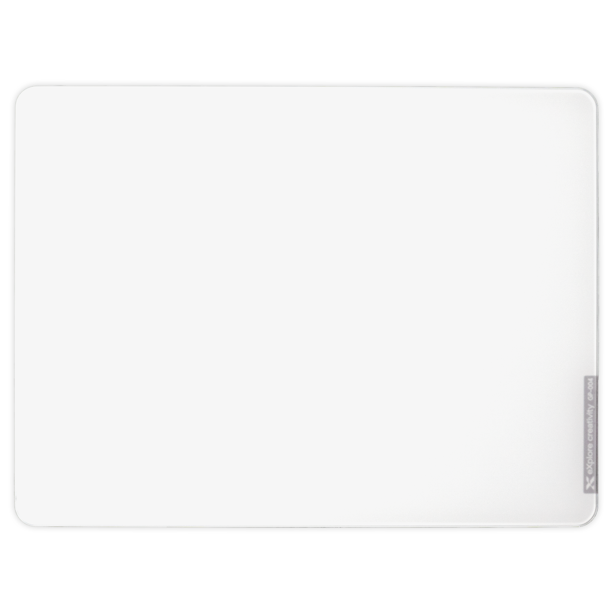 XVX Space Pad Glass Gaming Mouse Pad with Anti-Slip Rubber Base