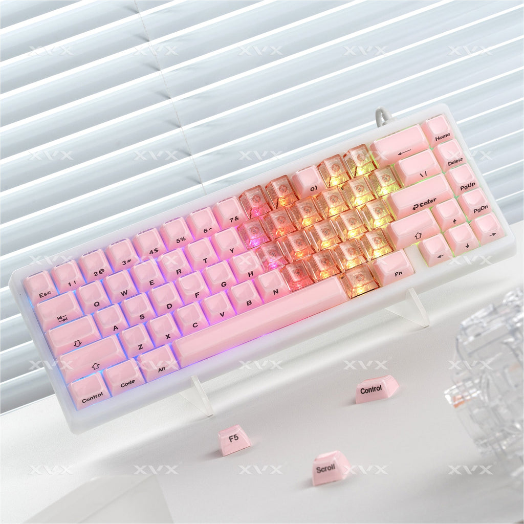 XVX Fizz 21-Key Heart Layout Cherry Profile Keycap Set