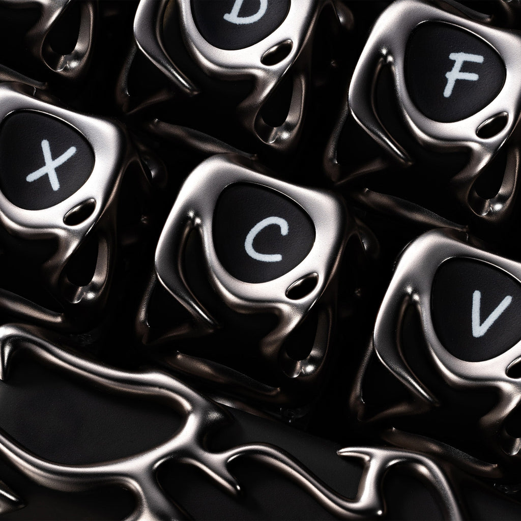 XVX Venom Themed Liquid Metallic Electroplating ABS+PC Keycap Set