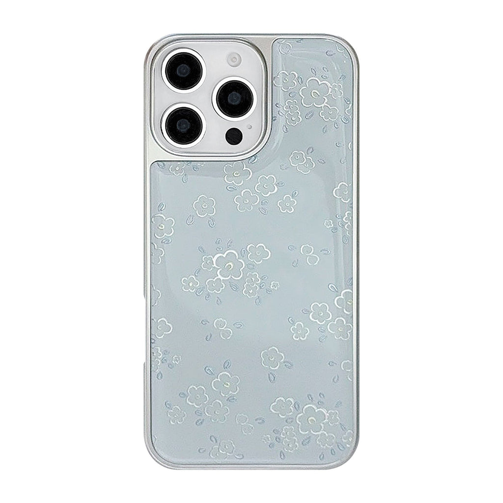 Gilt ins fresh flower apple 16pro max mobile phone case iphone15 Epoxy 17 suitable for huawei mate70
