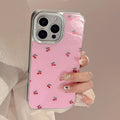 Gilt ins cherry full screen Apple 16 mobile phone case 17pro max suitable for iPhone15 anti-drop 14 glass 13